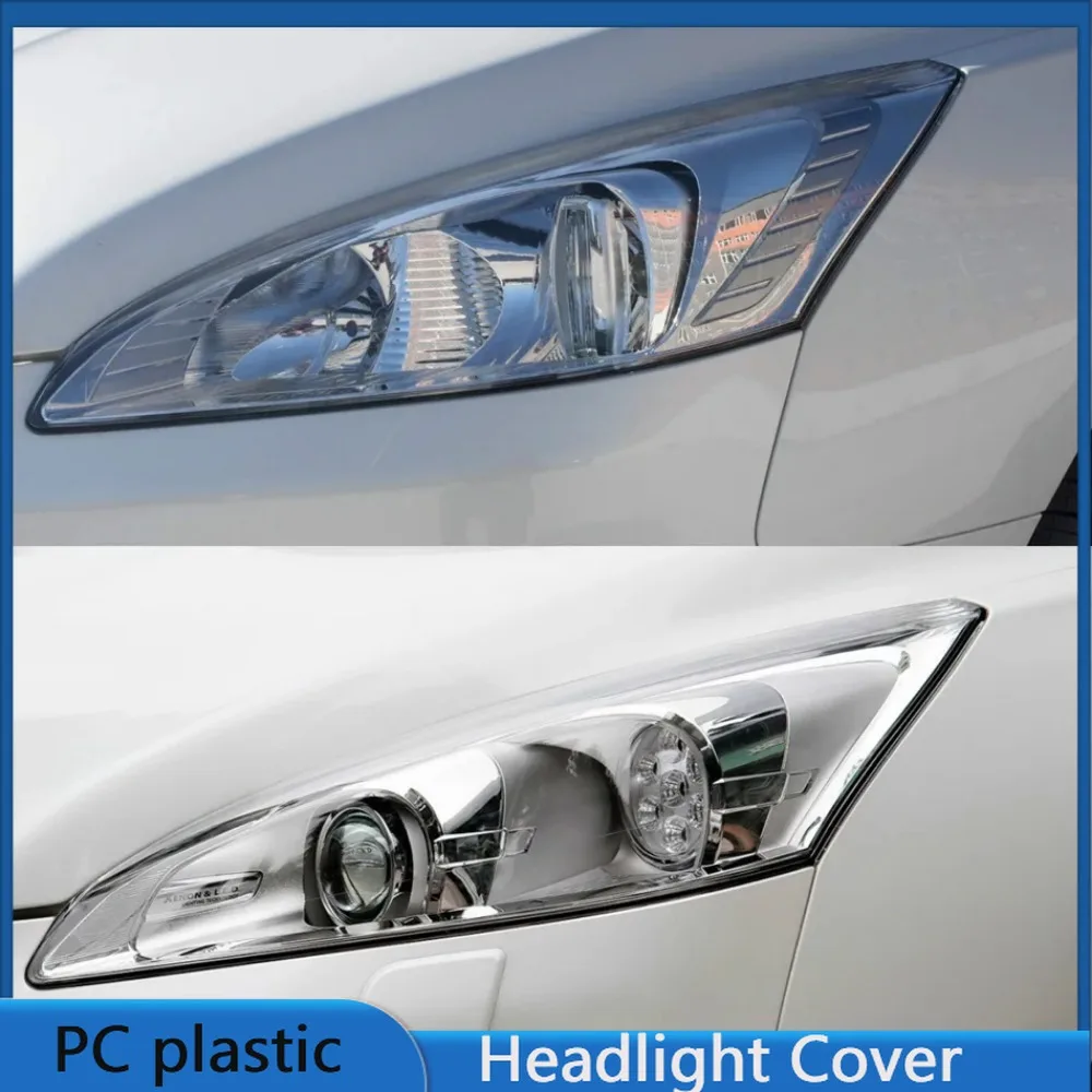 

For Peugeot 508 2011 2012 2013 2014 Year Front Headlight Cover Transparent Lampshade Headlamp Lens Shell Body Kit Accessories