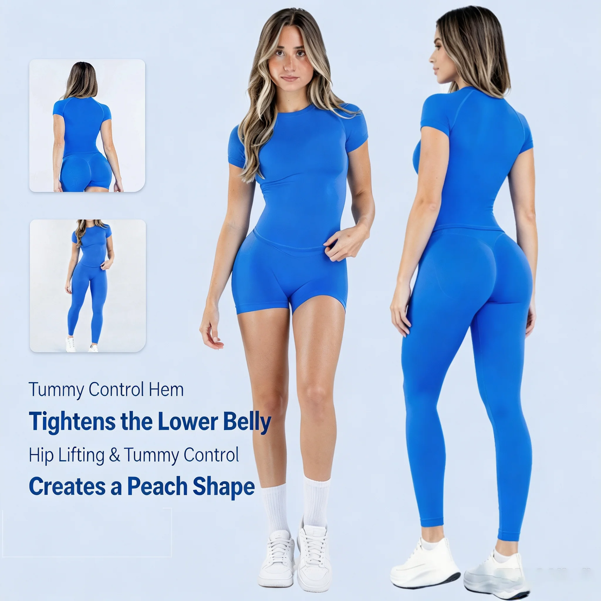 Yoga Fitness Logo - Ensemble de sport 2 pièces pour