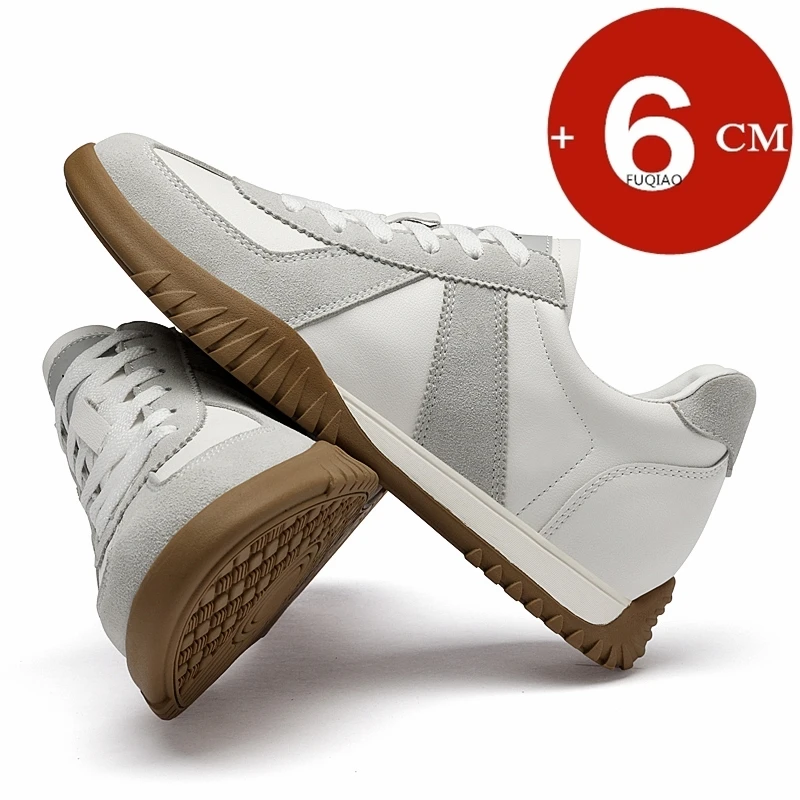 

Мужские и женские кожаные повседневные туфли-лифты, кроссовки для отдыха, Zapatos Mujer, мужские спортивные кроссовки для тенниса, увеличивающие рост