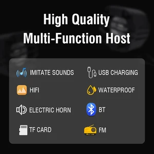 E-Bike Moto Guide, USB Charging, BT Audio with Switch, Bluetooth speaker 6 Main Sales Sound for Moto - №2
