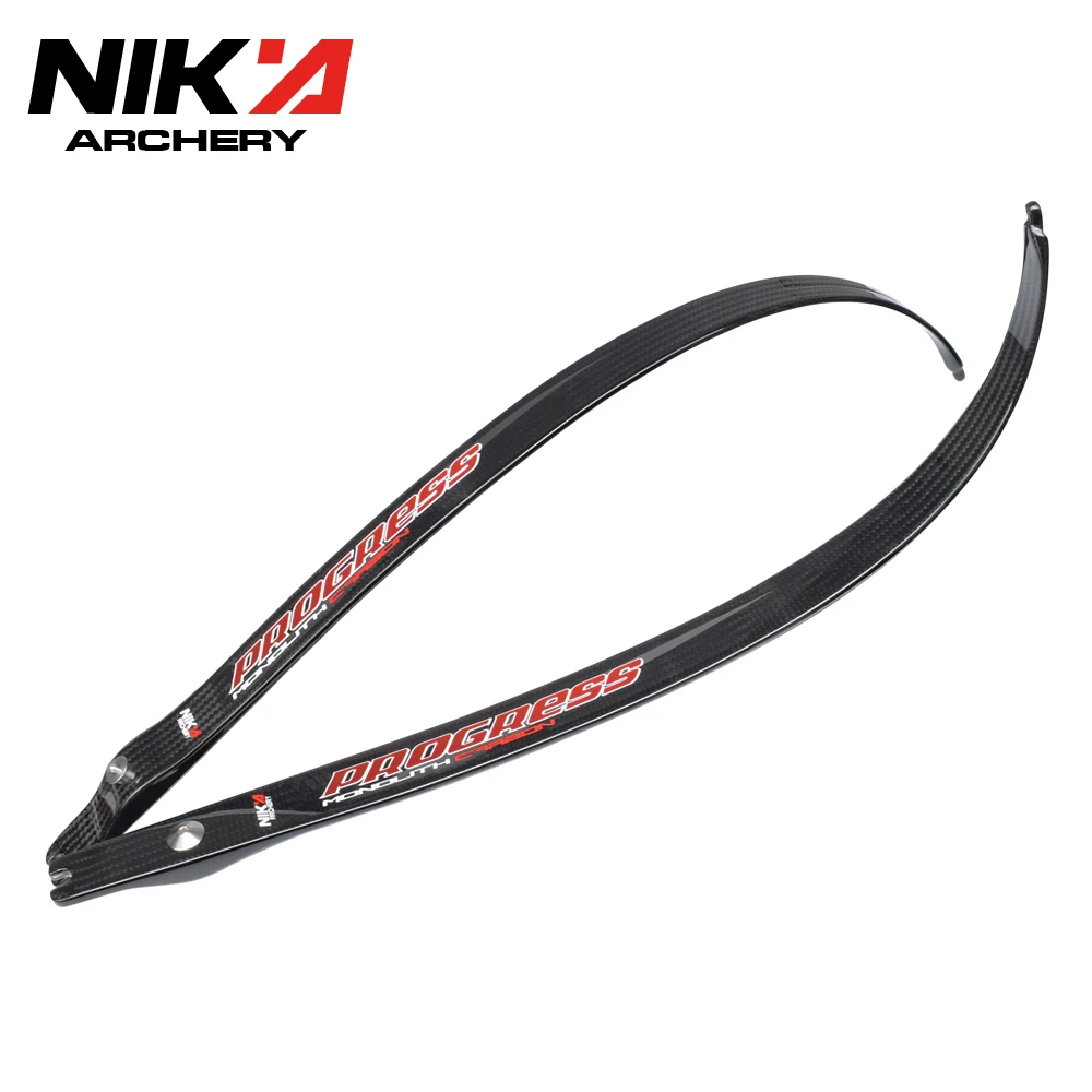 NIKA ARCHERY N3 Recurve Bow ILF Limbs Progress Series 24-44 Lbs N3 Carbon Fiber Limb