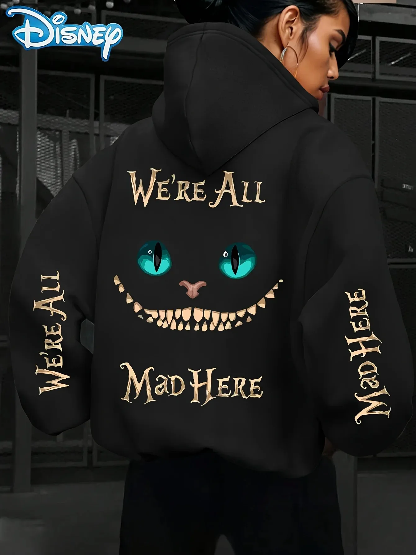 

Новая модель одежды с персонажами Диснея «Алиса в стране чудес» 2026 года, толстовки унисекс больших размеров, спортивные толстовки с графическим рисунком, высокое качество