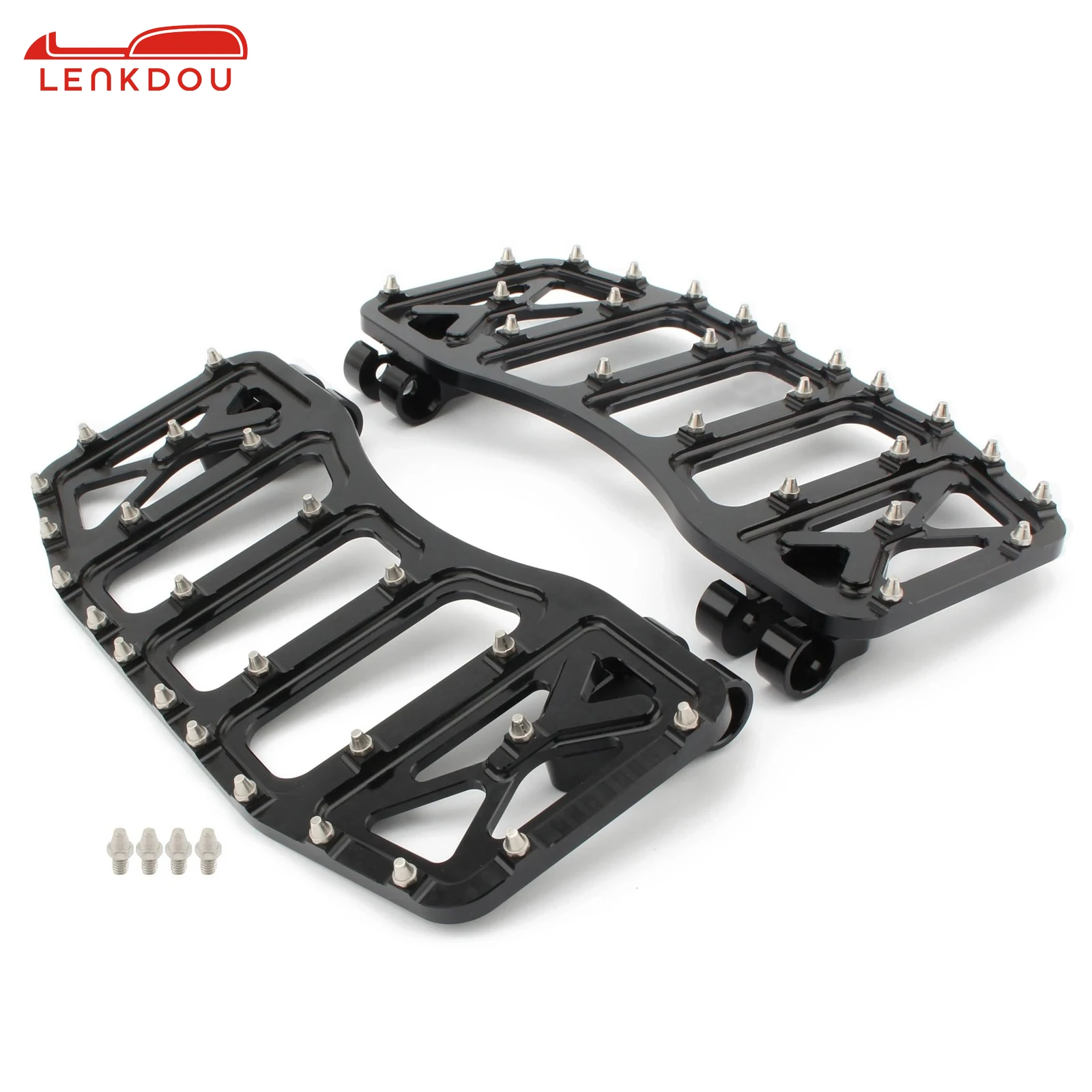 MX Floorboards Wide Foot Pegs Shifter Peg Brake Pedal Pad Cover For Harley Touring Street Glide Softail Fat Boy Dyna Switchback