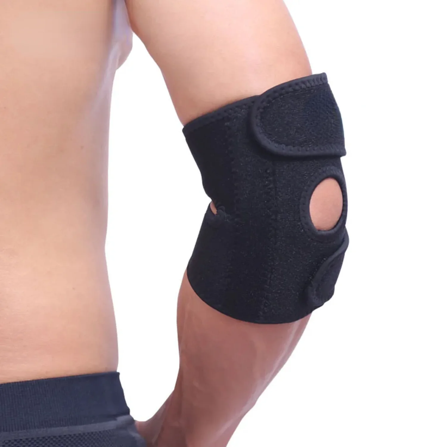 1PCS Adjustable Elbow Support Pads With Spring Supporting Codera Protector Sports Safety  Ciclismo Gym Tennis