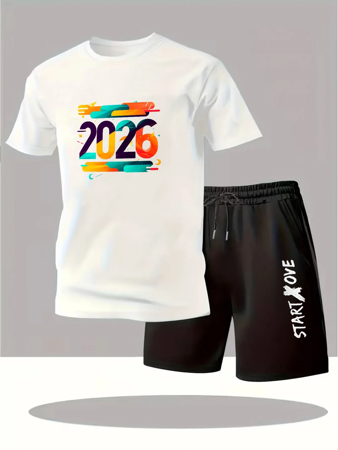 men's set 2025 summer men's clothing clothing set drip clothing men's chandals football Printed men's set Graphic Breathable