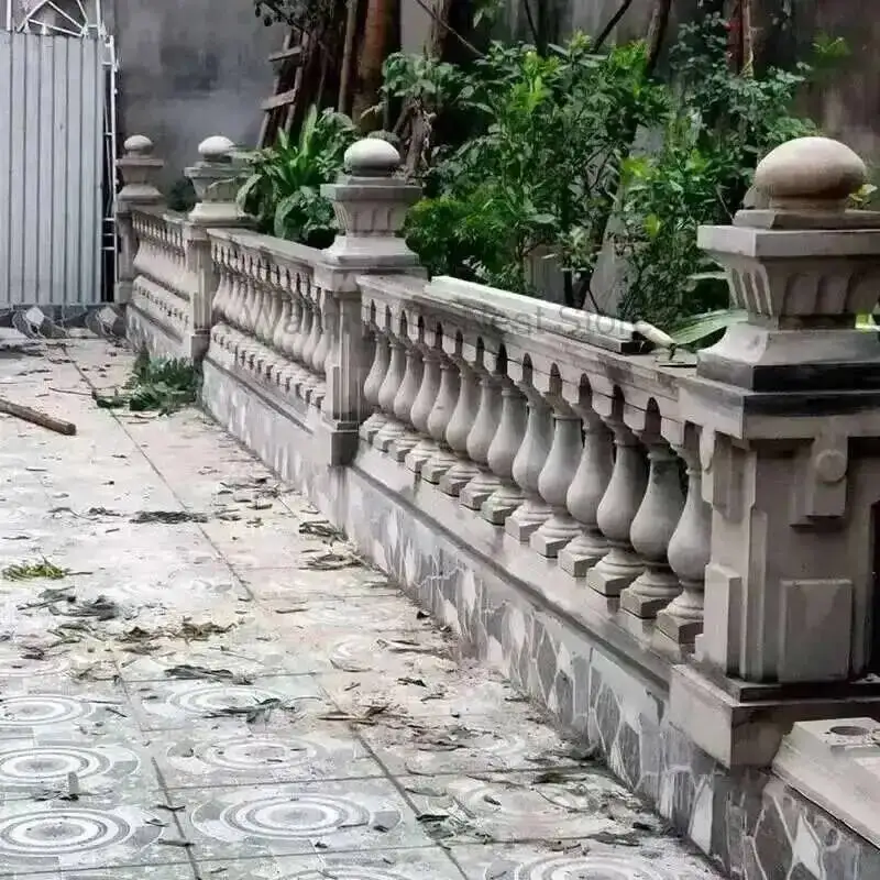 Mold Prefabricated Vase Column Home Balcony Guardrail Self-built Building Stair Handrail Railing Cement Fence Roman Column Mold