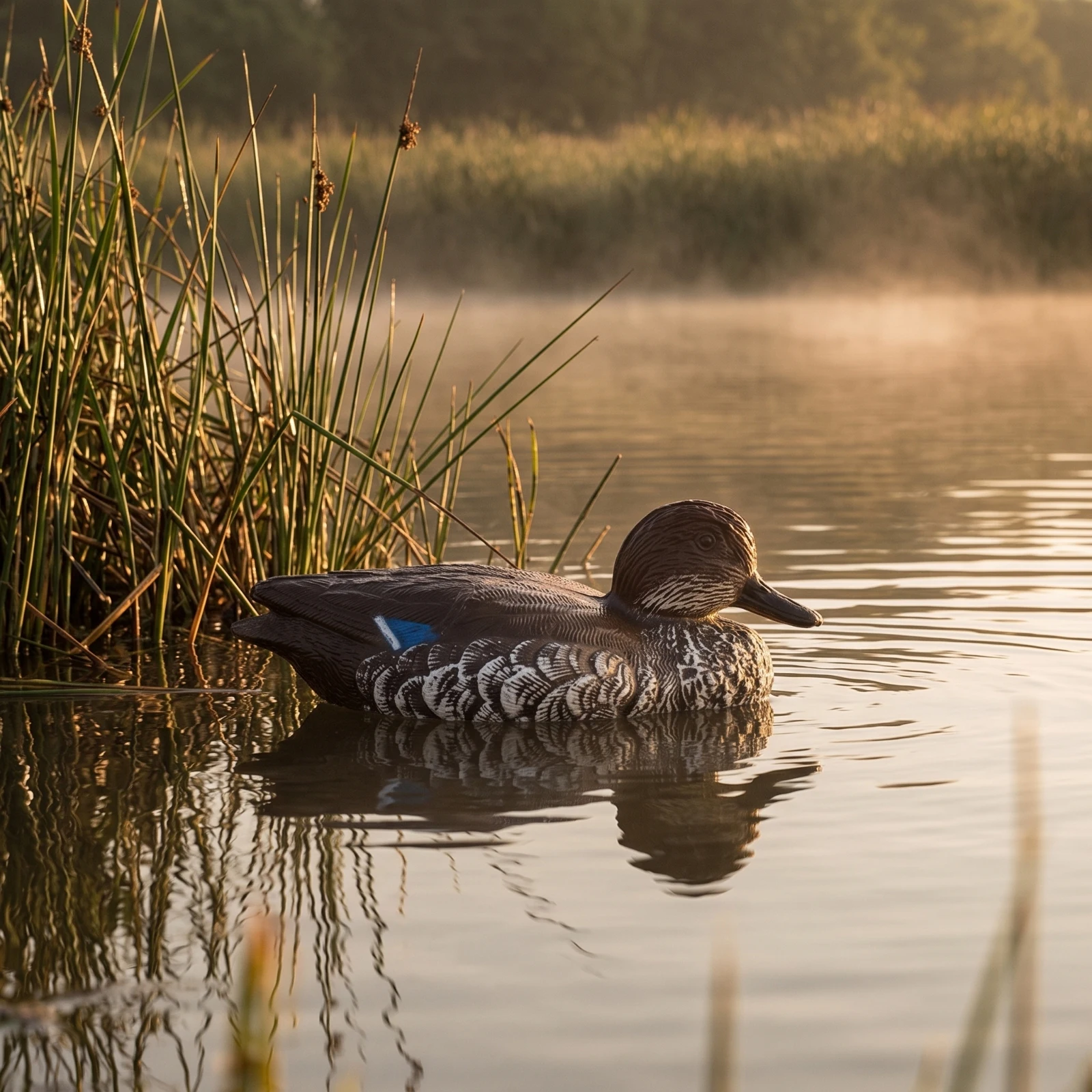 Floating Duck Decoy Lifelike Duck Decoy Pond Ornament Lightweight Sculpture Molded for Pool, Garden