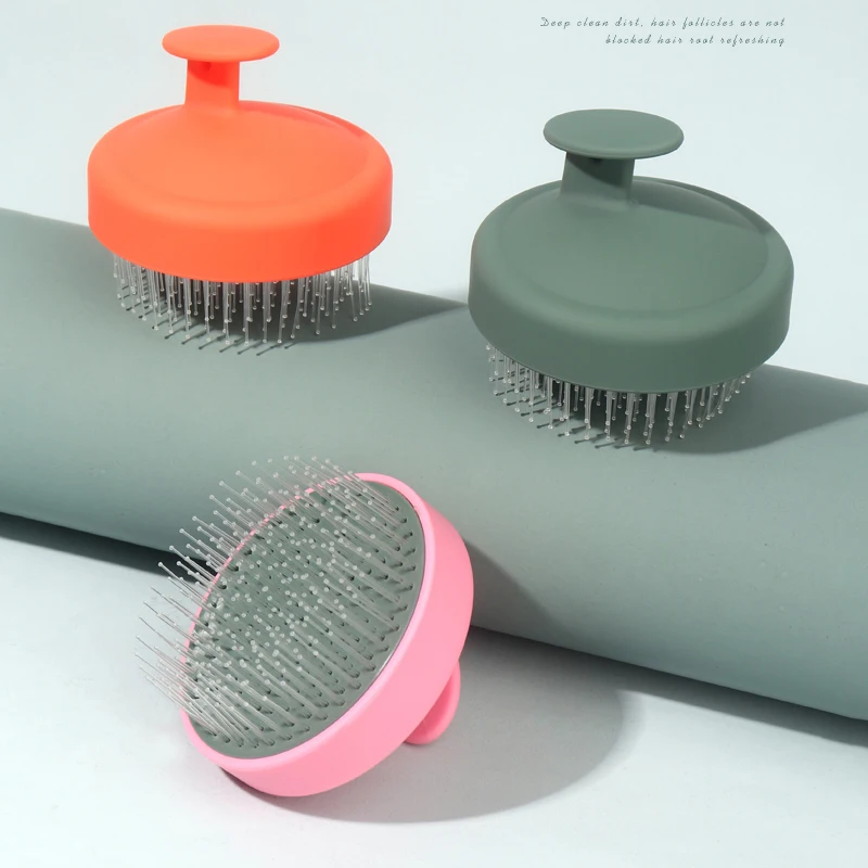 

fine needle hair styling tool comb shower shampoo brush hair cleaning deep hair scalp massage comb Special for real hair wigs