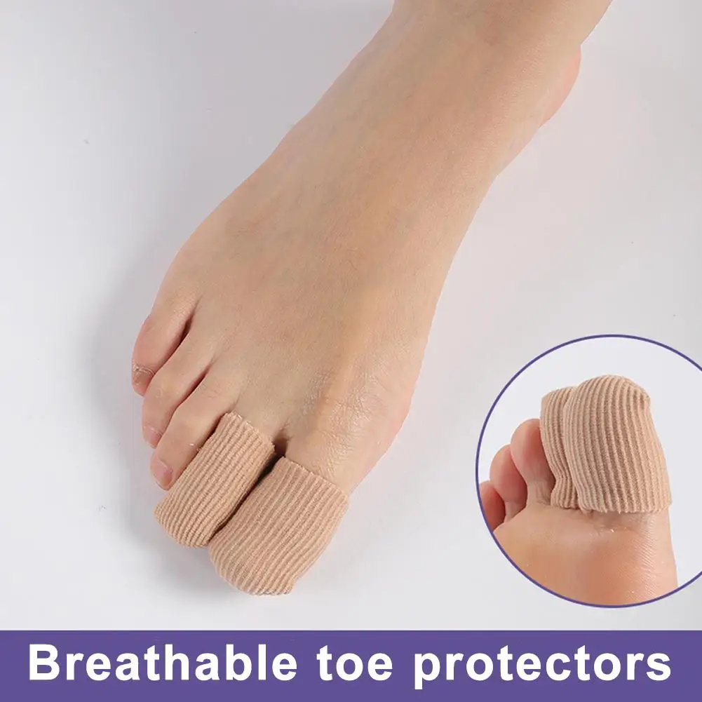 Protectores transpirables para dedos de los pies, herramientas para el cuidado de las uñas, separador de tela para los pies, removedor de callos