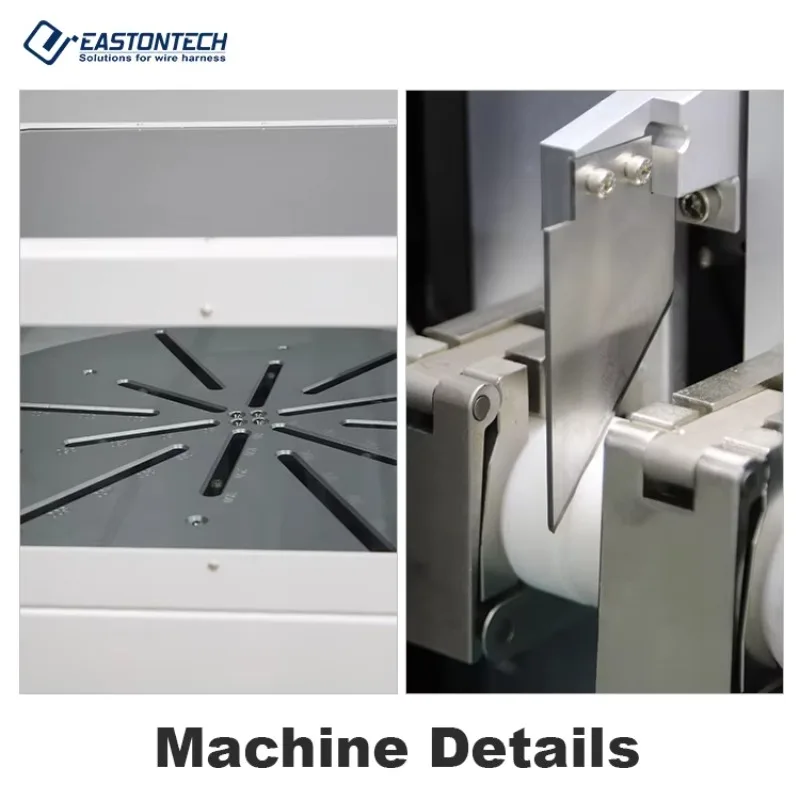 EASTONTECH Automatic Pipe Cutting Machine EW-1360+C Tube Coiling For PVC/Plastic Tubing/wire/cable Cut Machine