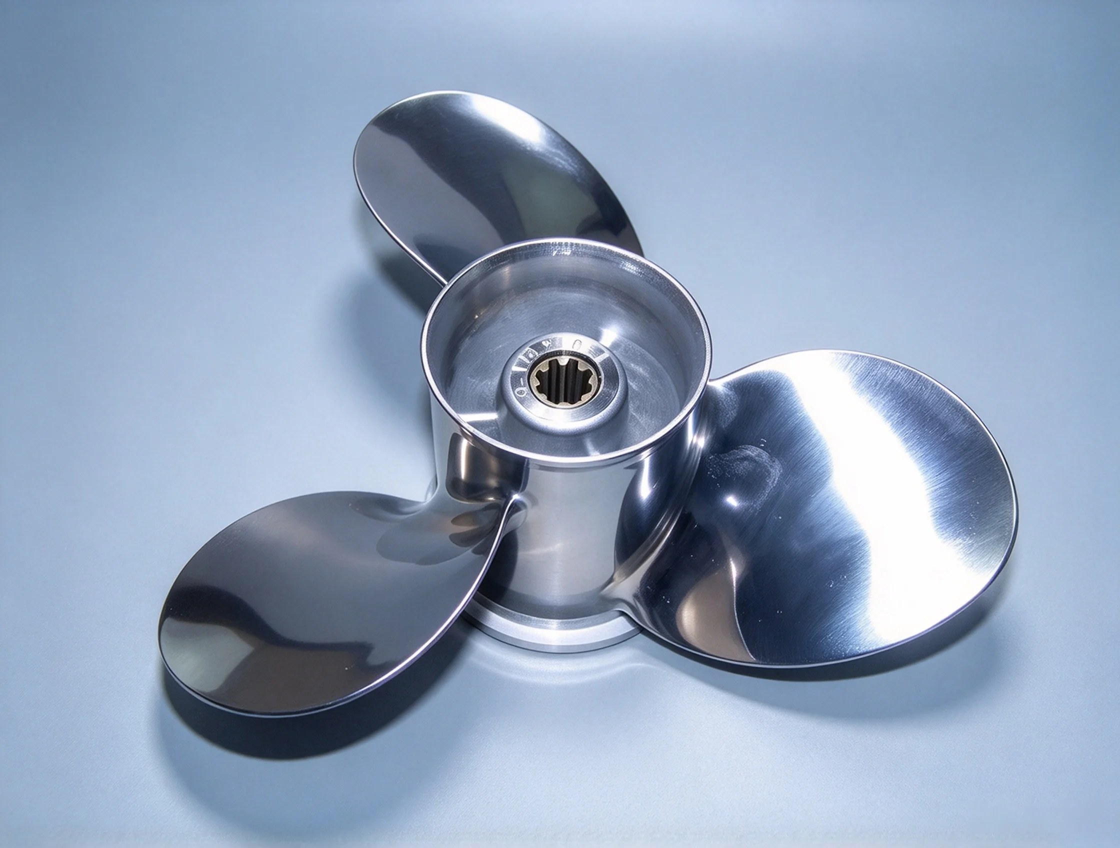 10 Inch Stainless Steel Outboard Propeller 9 1/4*10-J, 2 and 4 Stroke 9.9-20HP Boat Replacement Part for Yamaha Hyfong Parsun