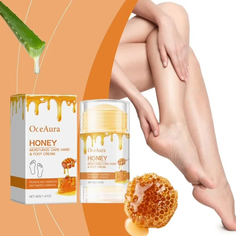 Honey Moisturizing Care Hand and Foot Cream Long-lasting Hydrating Nourishing Anti Cracked Repair Removal Dead Skin Care Stick