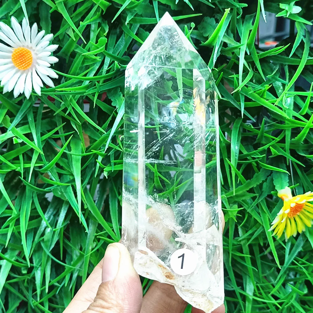 Natural quartz Crystal Magic Wand Energy Spiritual Chakra White Crystal Christmas gift