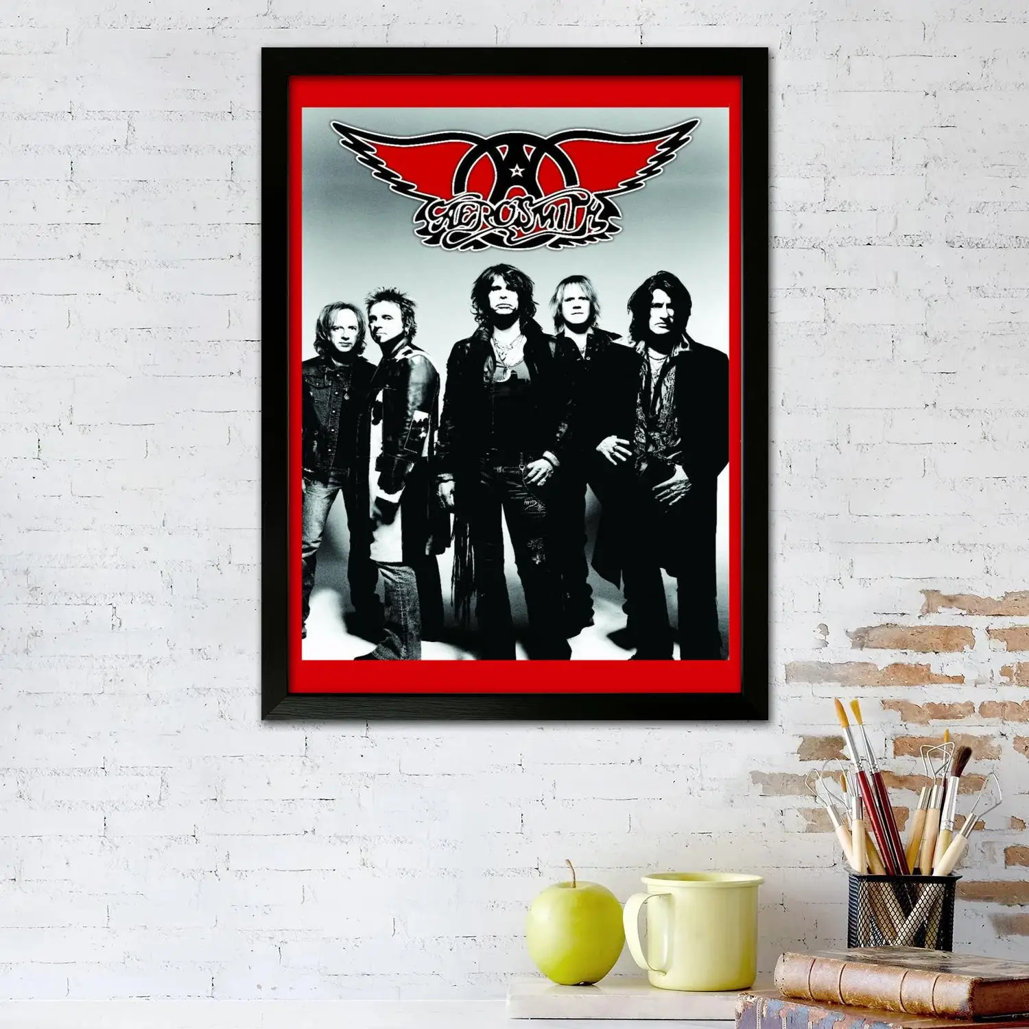 Aerosmith Band Canvas Art Poster and Wall Art, Picture Print, Modern Family Bedroom Decor, Posters,Decorative painting