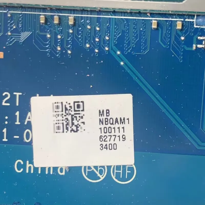 

For Acer AN515-56 Laptop Motherboard GH52T LA-L051P Mainboard NBQAM11001 W/SRKH6 I5-11300H CPU N18P-G61-A-A1 GTX1650 100% Tested