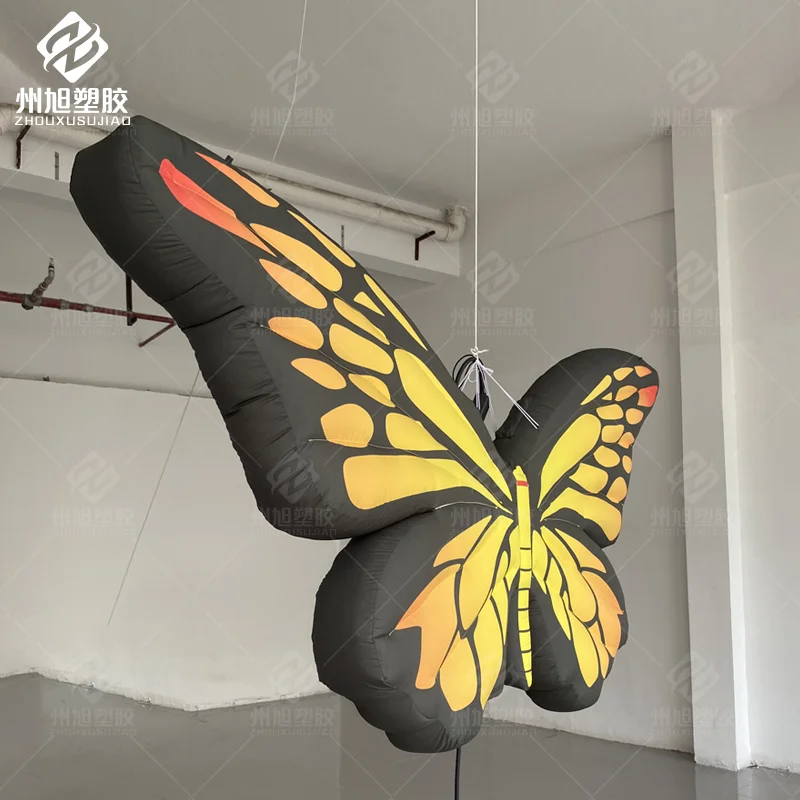 Inflatable Hanging Butterfly Decoration - Decorative Prop for Stage Performances, Events, Bars & Nightclubs