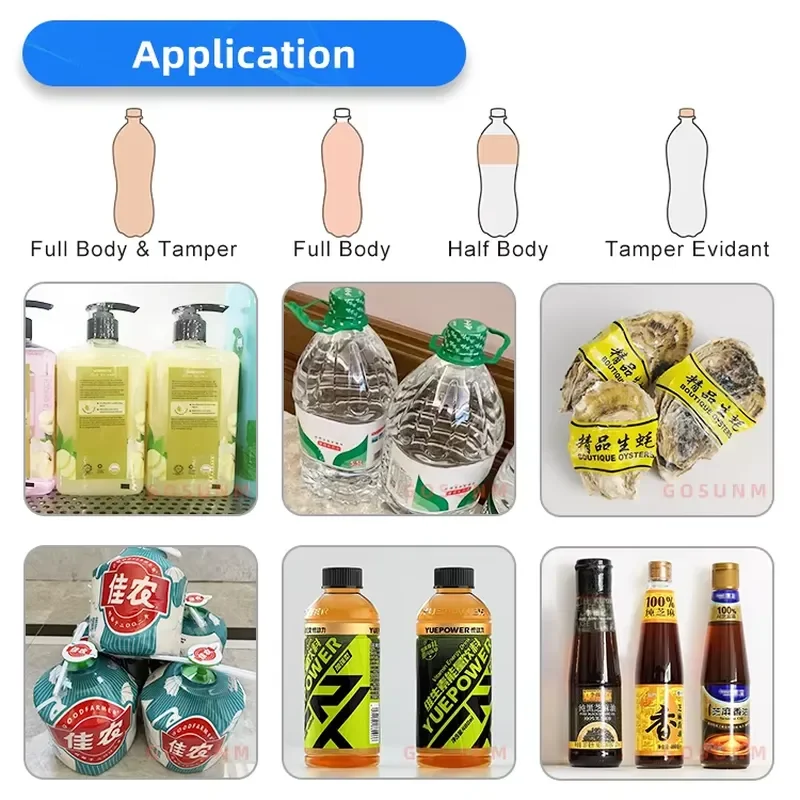 New Automatic Pet Plastic Glass Bottle PVC PET Shrink Sleeve Label Shrink Sleeve Labeling Machine with Steam Shrink Tunnel