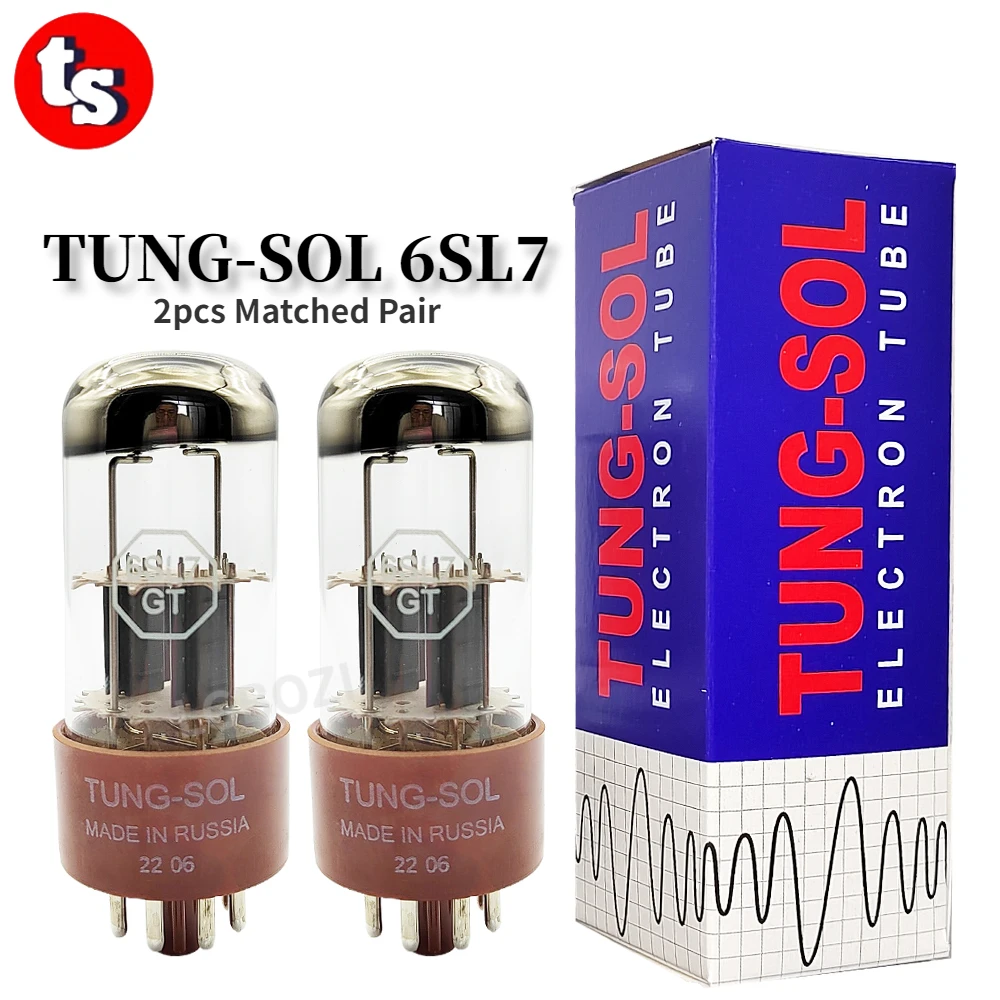 TUNG-SOL 6SL7 Vacuum Tube 6SL7GT Upgrade 6N9P 6N9 6H9C 5691 6N2 12AT7 HIFI Audio Valve Electron Tube Amplifier DIY Matched Quad