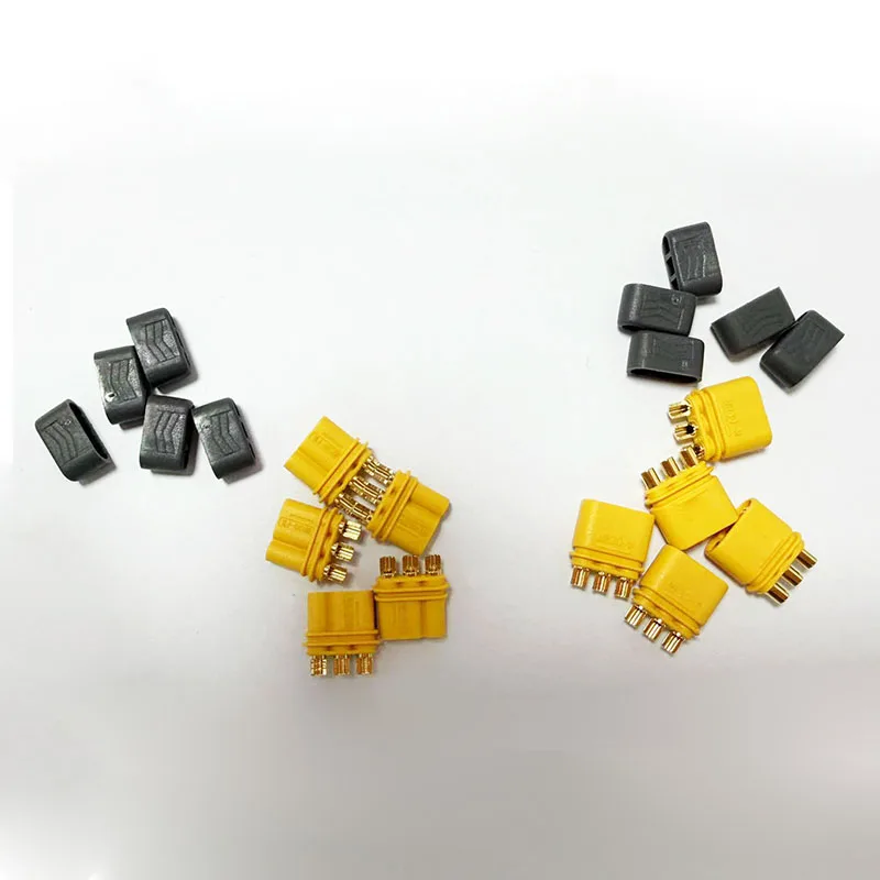 10 peças novo e original mr30 macho fêmea plugue de motor dc conector de três furos para amass