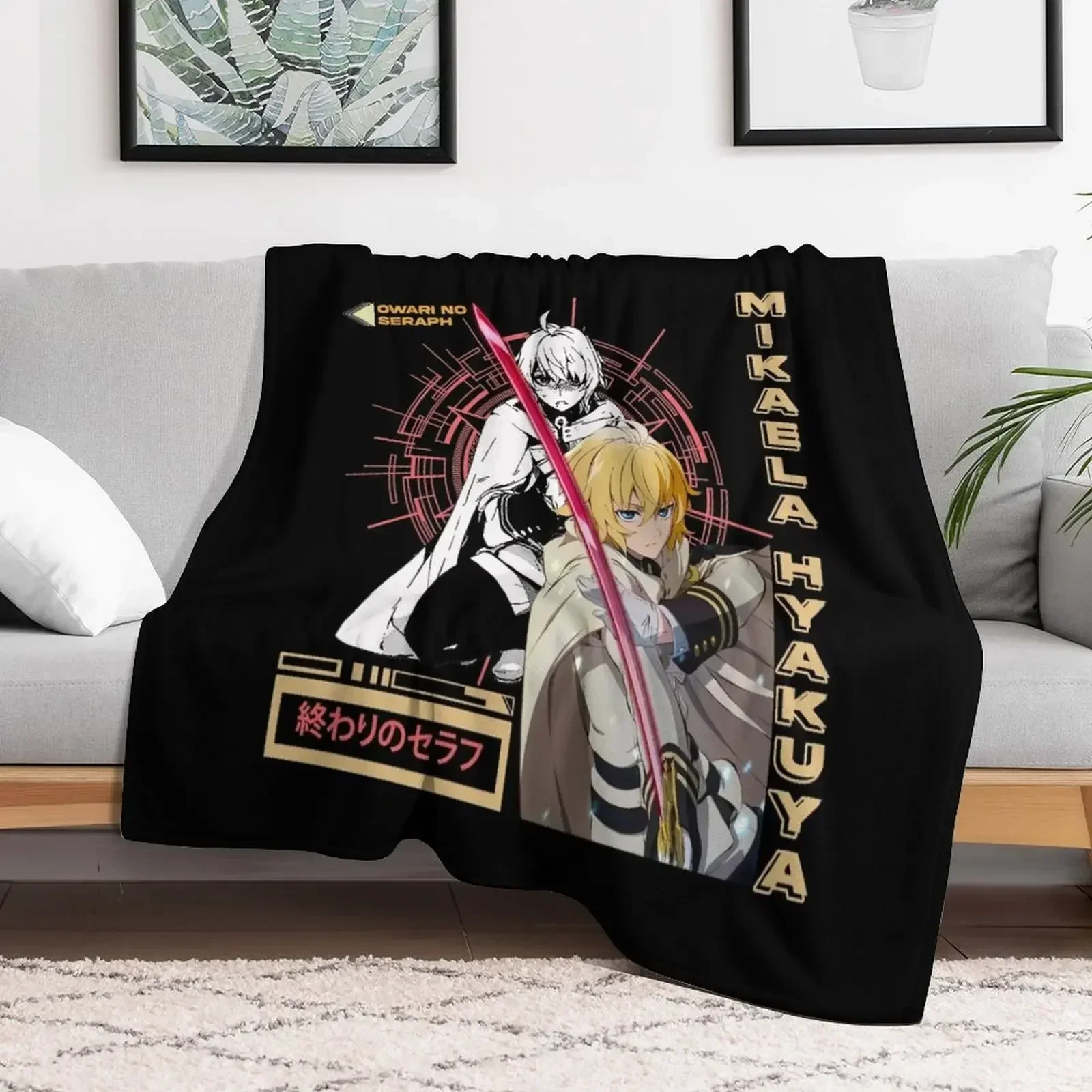 Owari no Seraph | Mikaela Hyakuya 3 Throw Blanket Hairys Heavy Blankets