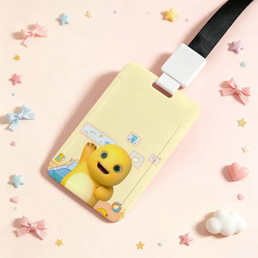 Cute Nailoong NFC Contactless Sliding Card Sleeve For Student Cards, Bus Cards, ID Cards, And Work Permits