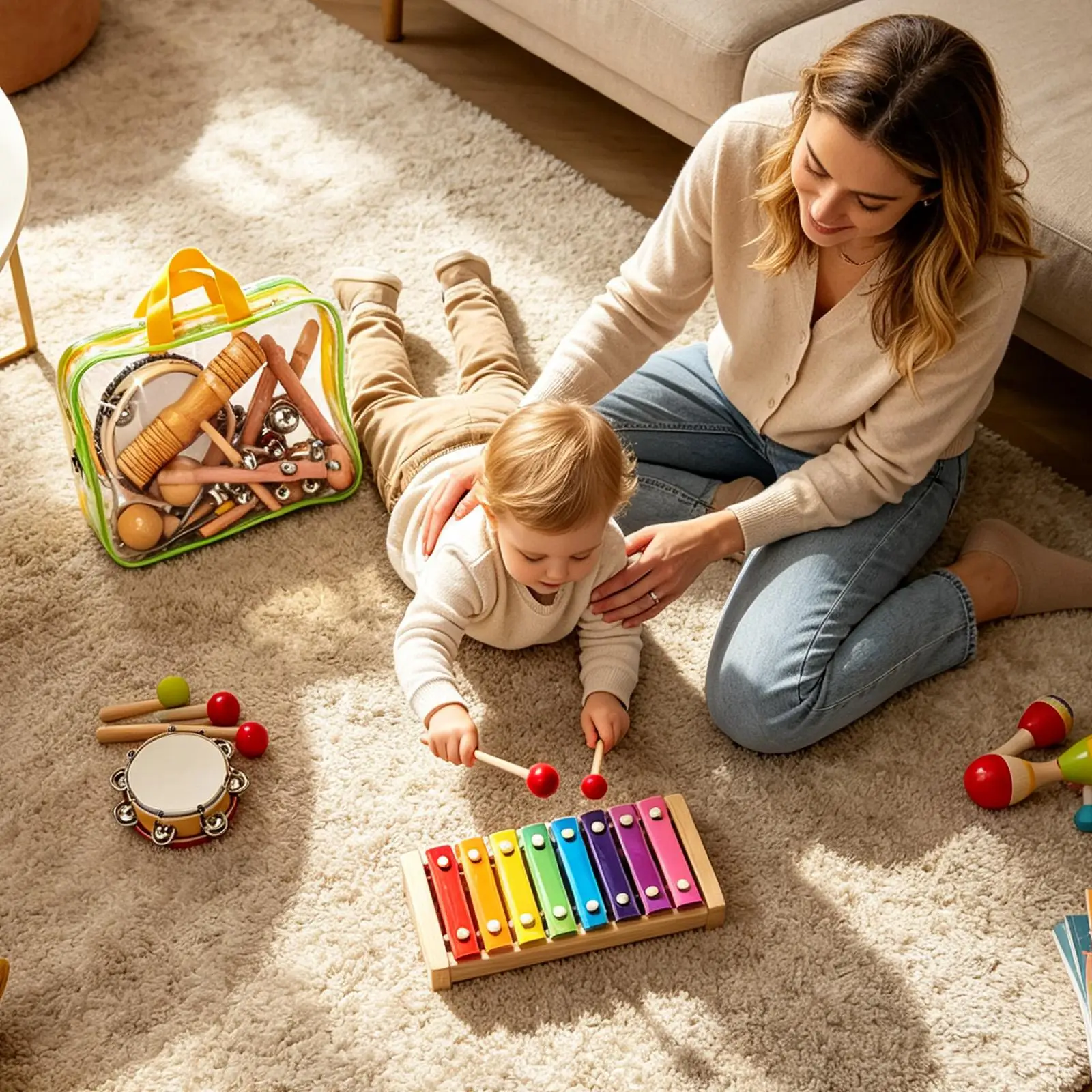 Musical Instruments For Kids Interactive Xylophone Maracas Educational Music Toys Kids Percussion Music Instruments For Boys