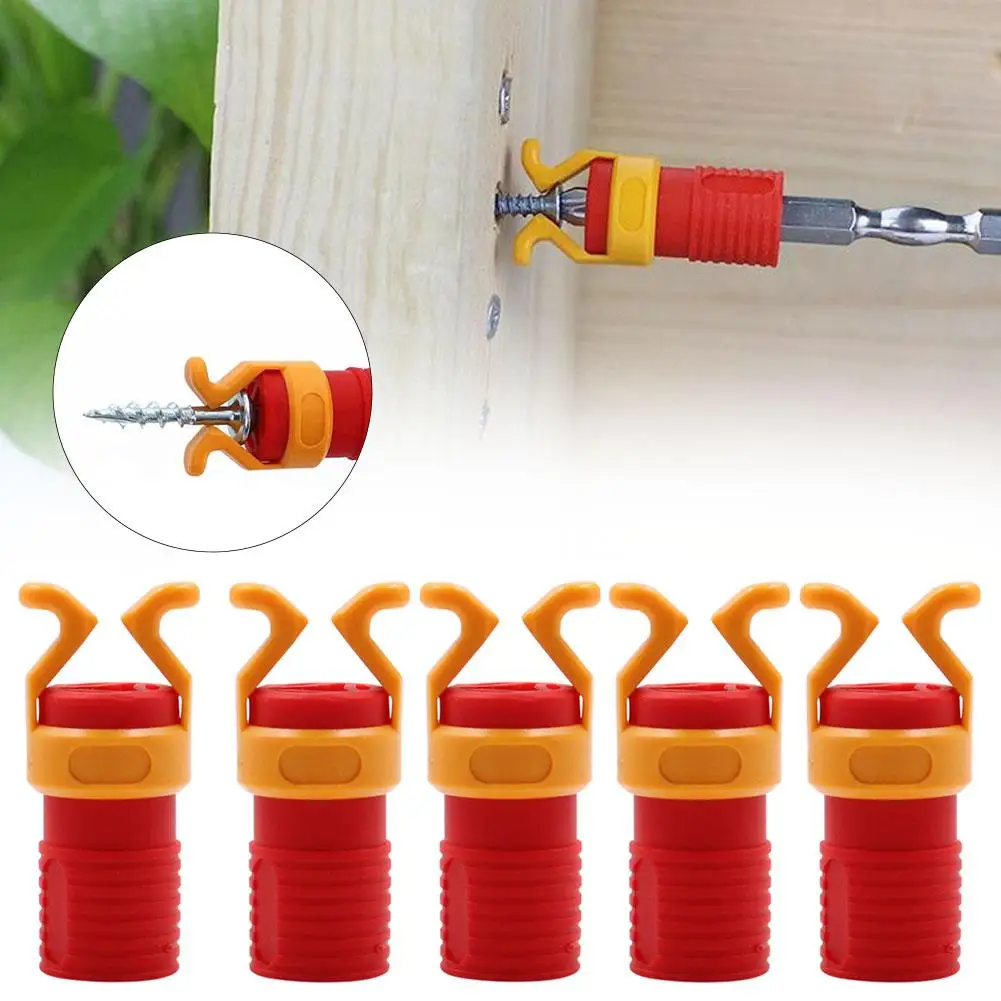3/5/10 stücke Kunststoff Schraube Fixatoren Schellen Charge Köpfe Universal Befestigungs Schrauben Klemmen Bohrer Bits Schraube Hülsen Holzbearbeitung Zu