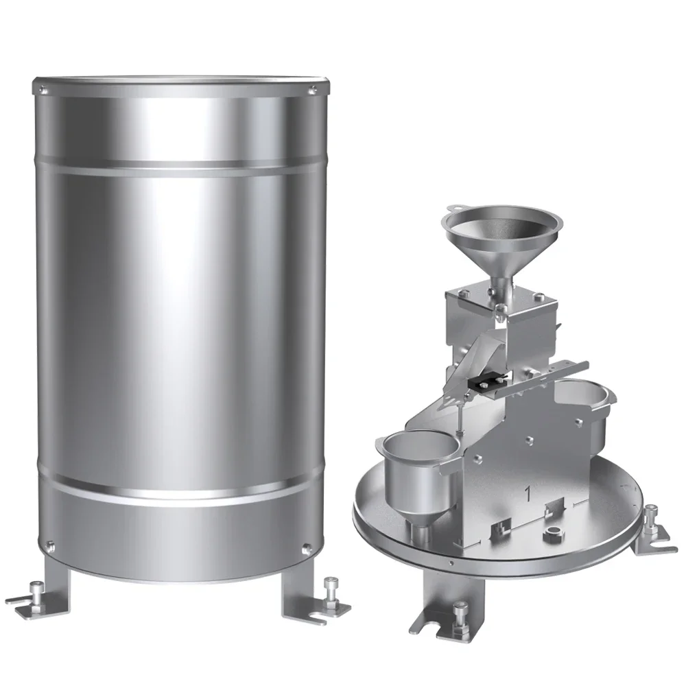 Full Stainless Steel Rain Sensor Module Tipping Bucket Type Rainfall Measurement Highly Accurate Transmitter Pulse RS485 0.2MM