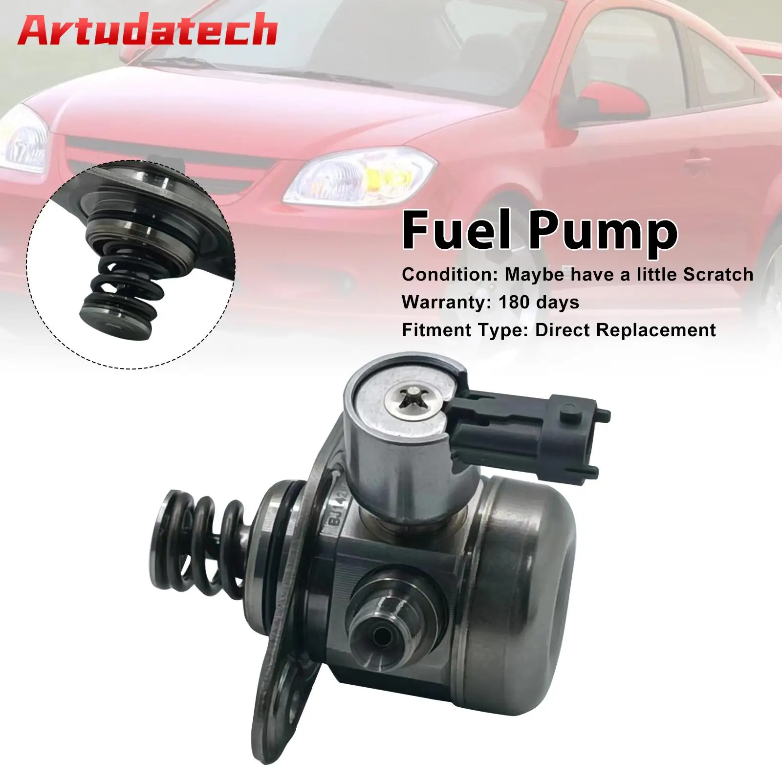 

Artudatech High Pressure Fuel Pump 12658478 Fit for Chevy Cobalt SS 2.0L 2008 2009 2010 12629135