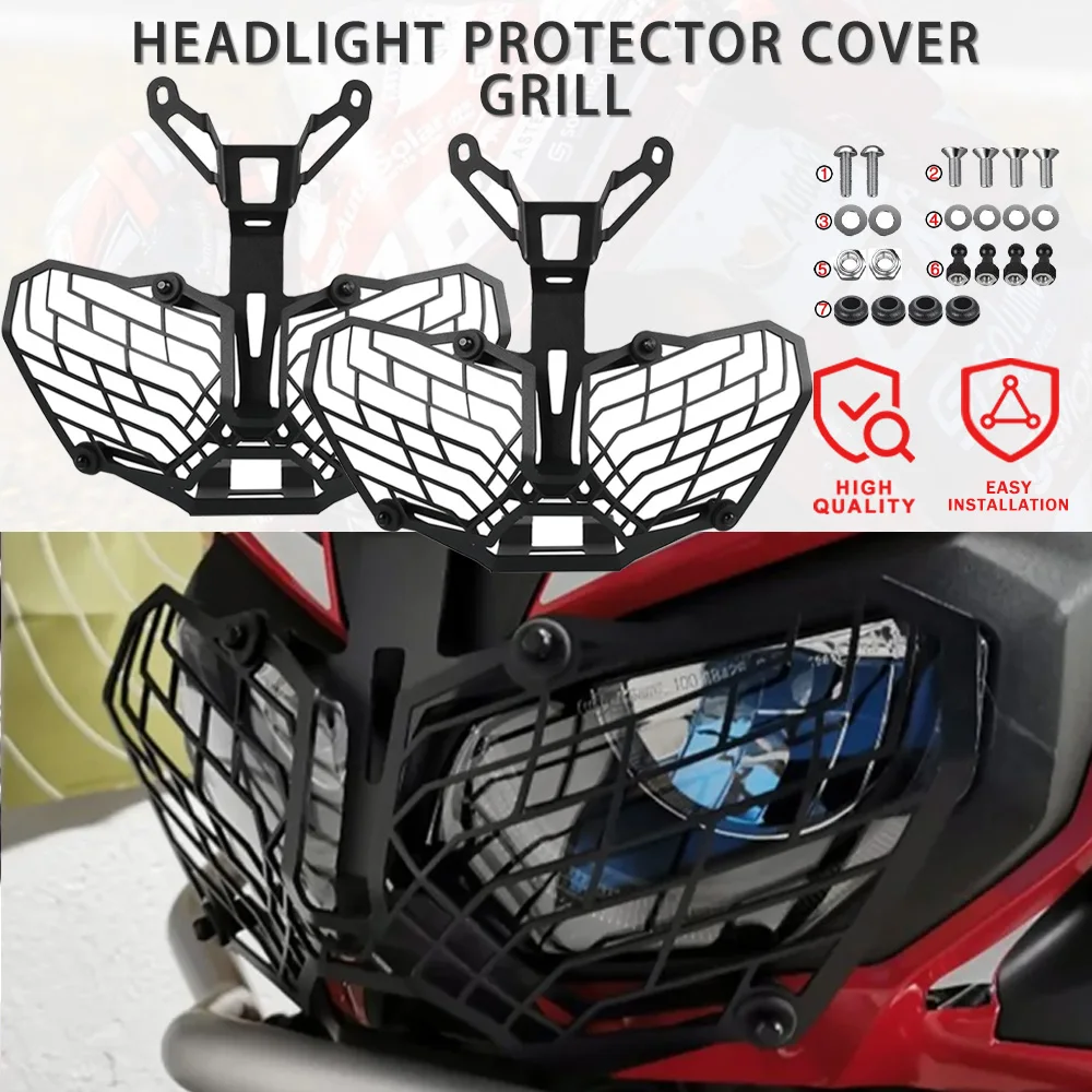 

Защитная крышка для решетки фар для Honda CRF 1000L CRF1000L Africa Twin ADVENTURE ADV Sports 2015-2021 2020, мотоцикл