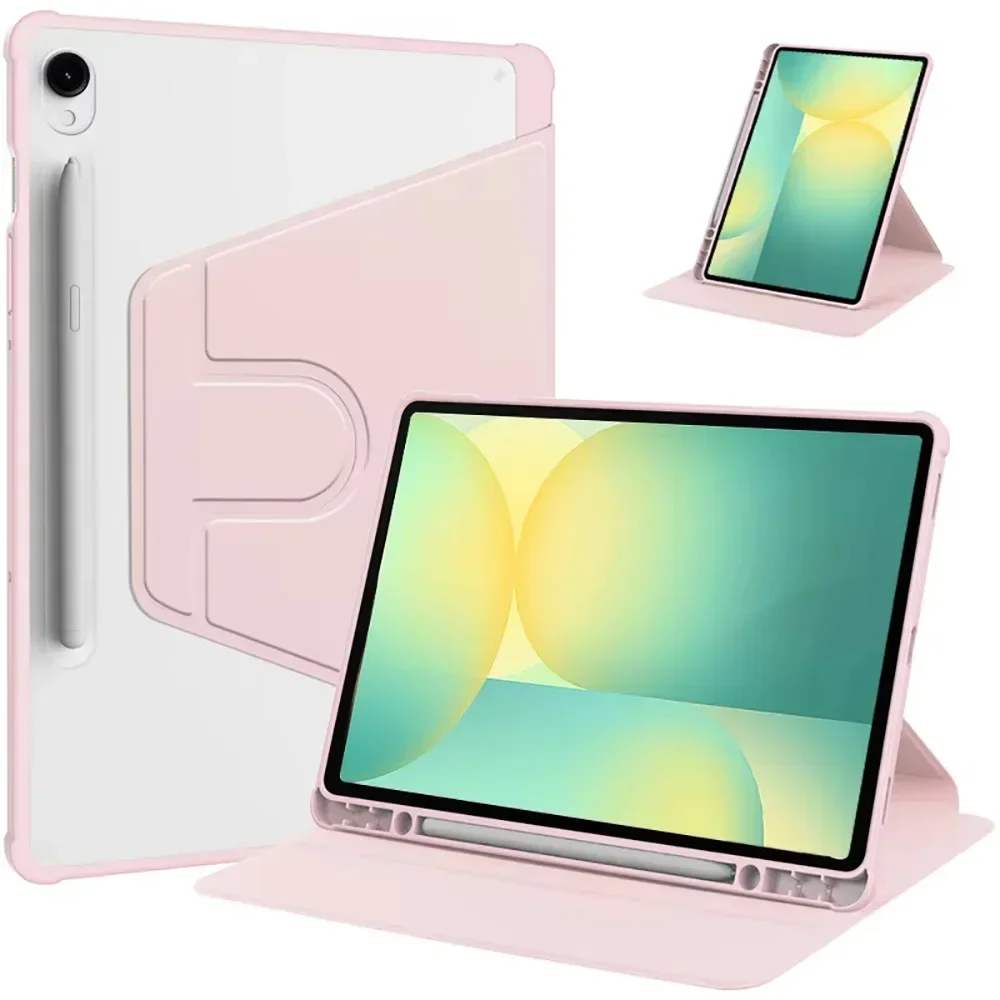 360° Rotation Acrylic Tablet Case – for Samsung Tab A11 Plus 2025 & A9 Plus 2023, A9 A11 Plus 11