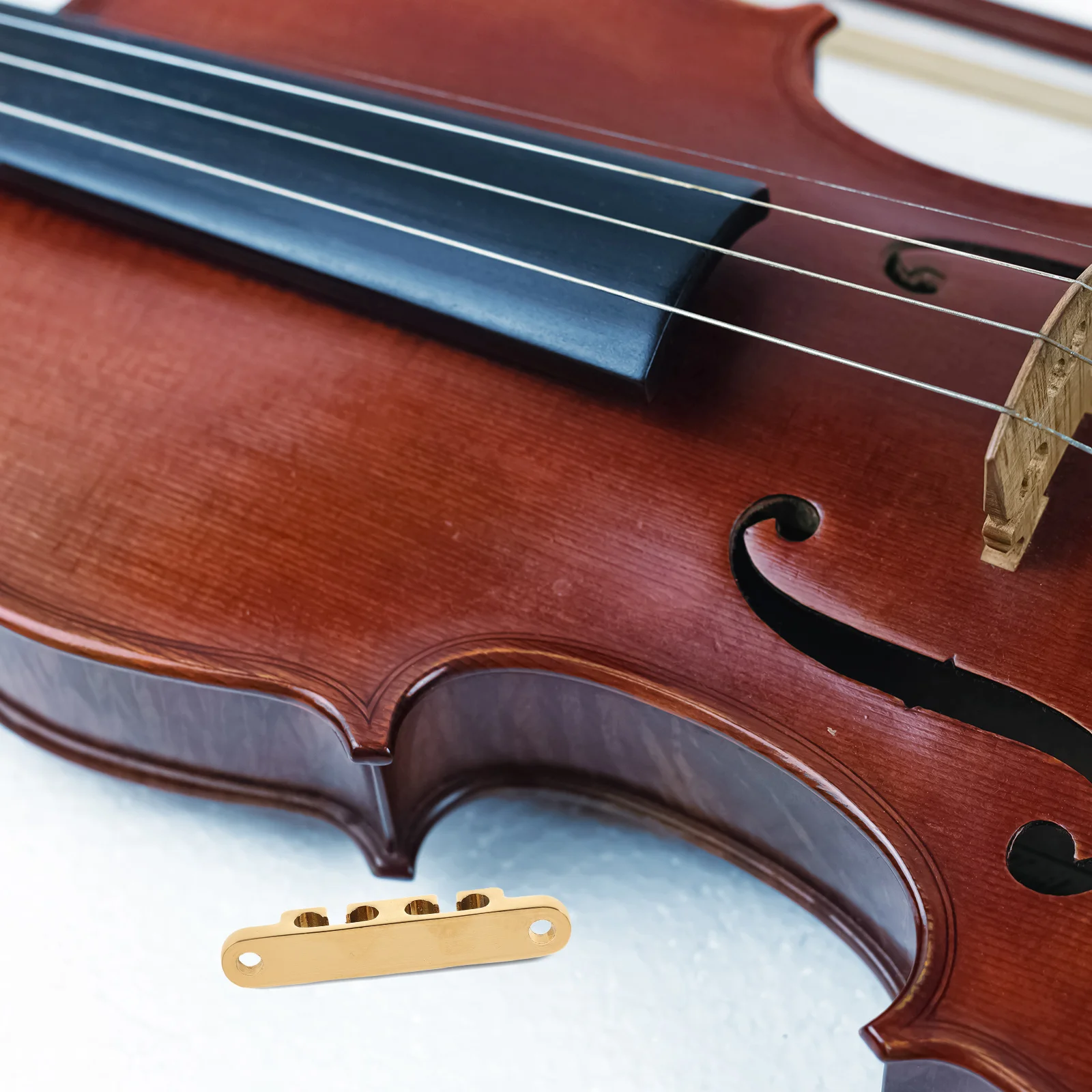 

Electric Bass String Compressor Guitar Stopper Locking Tuners Accessories for Guide Groove Strap Locks Golden