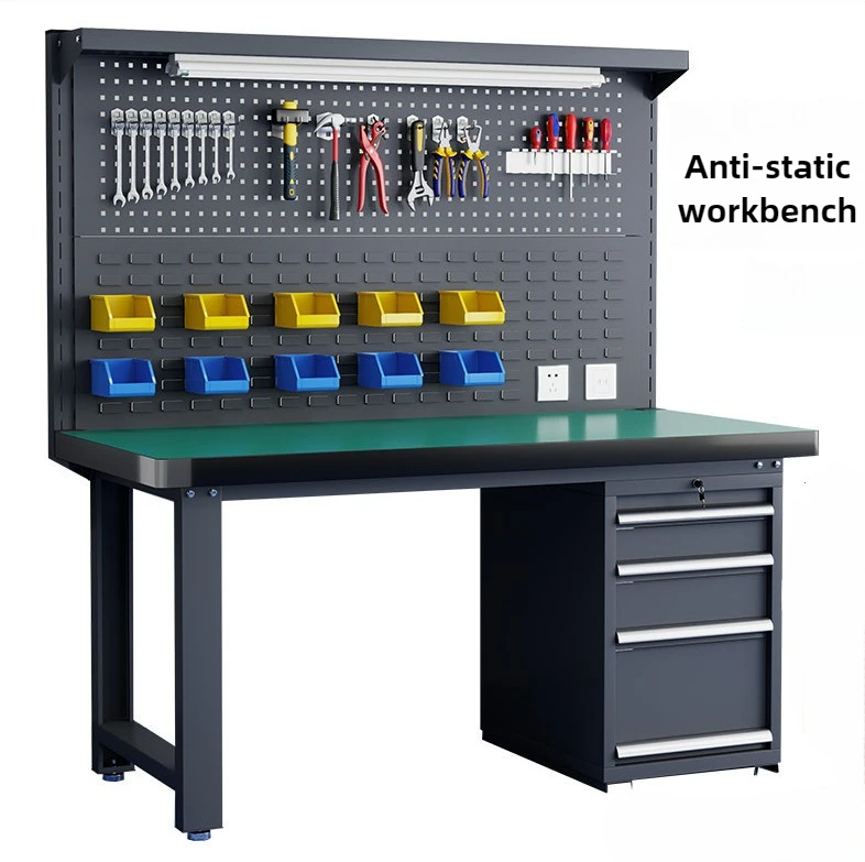 

Heavy Duty Anti-static Workbench Stainless Steel Laboratory Table Maintenance Operating Table Mechanical Inspection Table