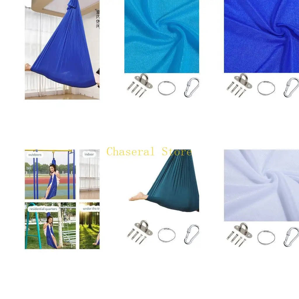 E7ce stress die yoga -handdoek voor kinderen en tieners ontspanning verstelbare swing vermindert