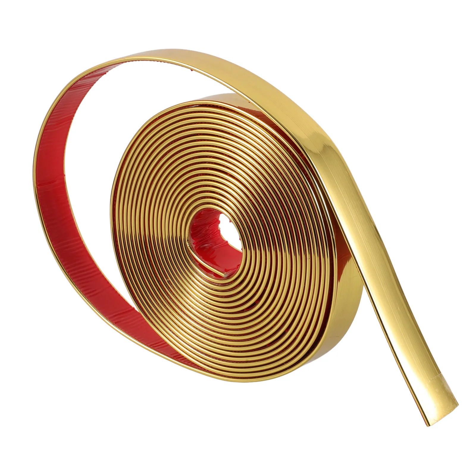 1 لفة شريط زخرفي مرن قشر عصا تقليم لبلاط الحائط خزانة الزاوية صب متفوقا شريط تقليم ذاتي اللصق بناء