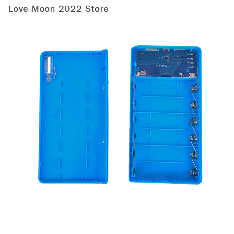Power Bank Shell Case 2A 6x18650 Charger DIY Box Kit Battery Board No Battery