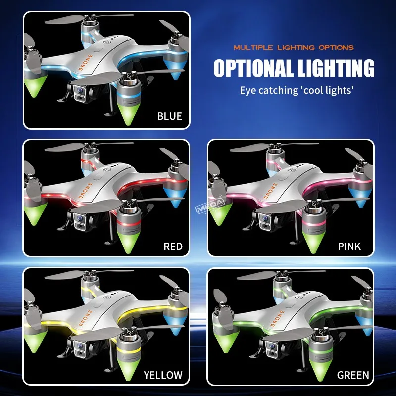 360 Flips Aerial Drone with 2 Cameras Headless Mode HD FPV RC Quadcopter Drones Aerial Photography for Adults Beginners Toys ﻿