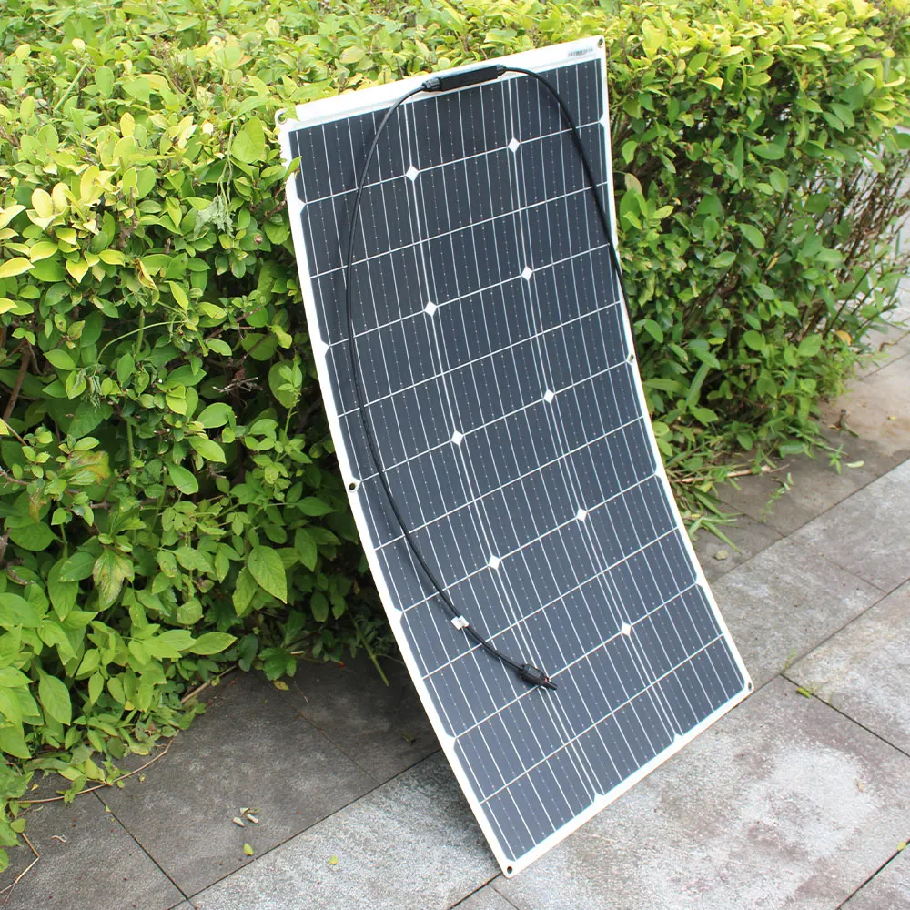 solar panel kit 100w 200w 300w 400w 500w 600w 12v solar battery charger outdoor portable flexible solar panels for home/RV/boat