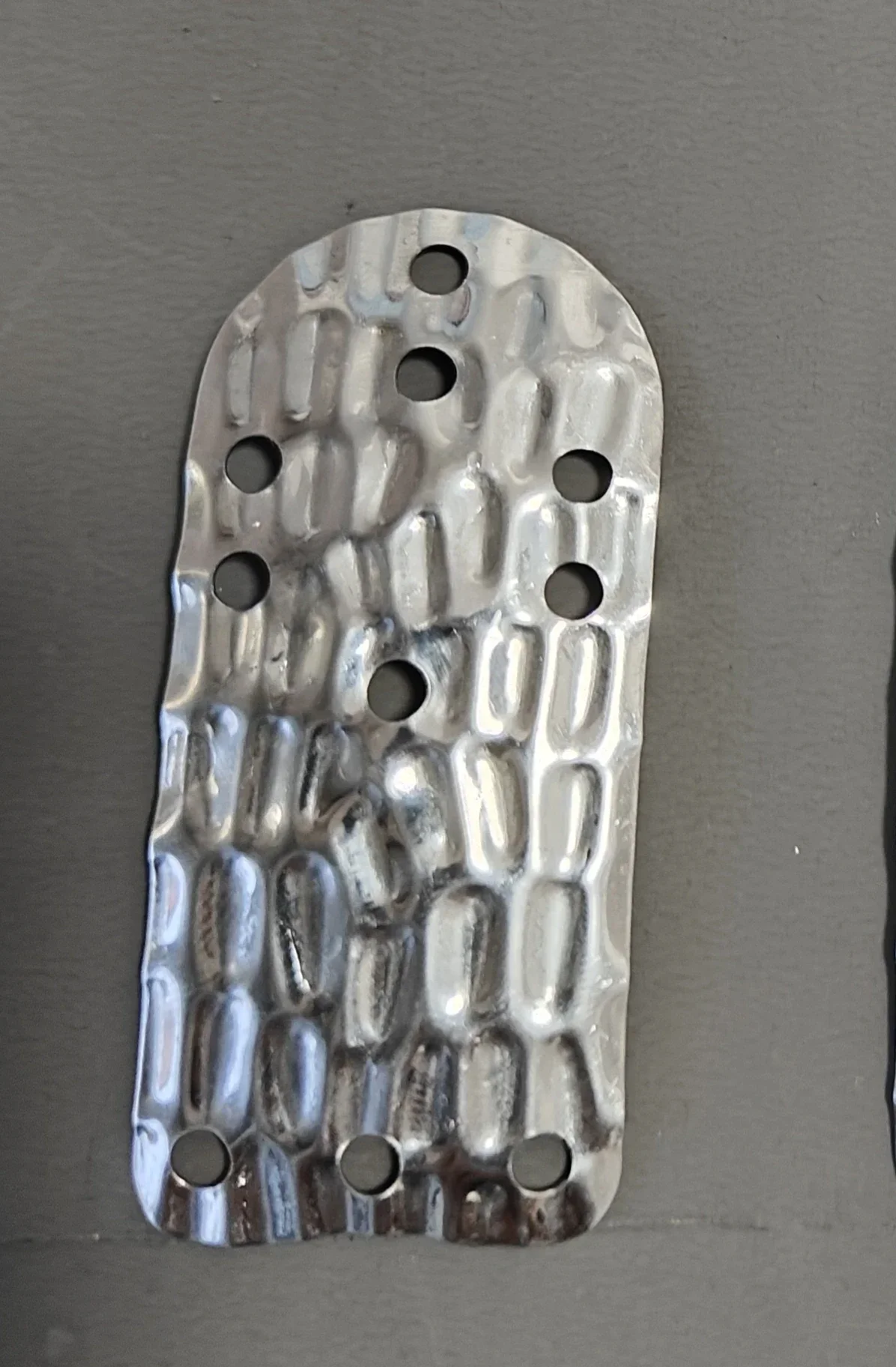 100PCS Tactical  Armor Material Zag Armor Plate Sus Armor Iron Armor Iron Stainless Steel 7X3Cm