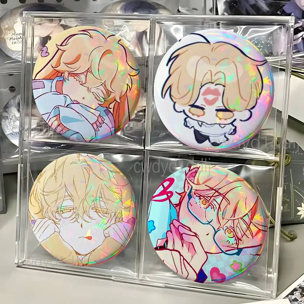 A-Alien Stage Luka Button Pins Cartoon Badge Round Brooch on Backpack Accessories Jewelry Gift for Friend