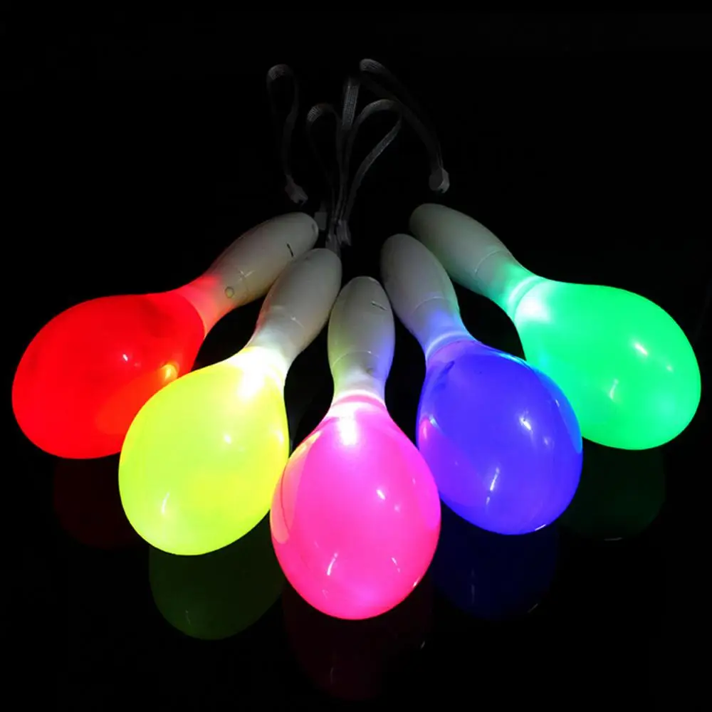 New in LED Flashing Lanyard Percussion Musical Instrument Concert Favor Toy