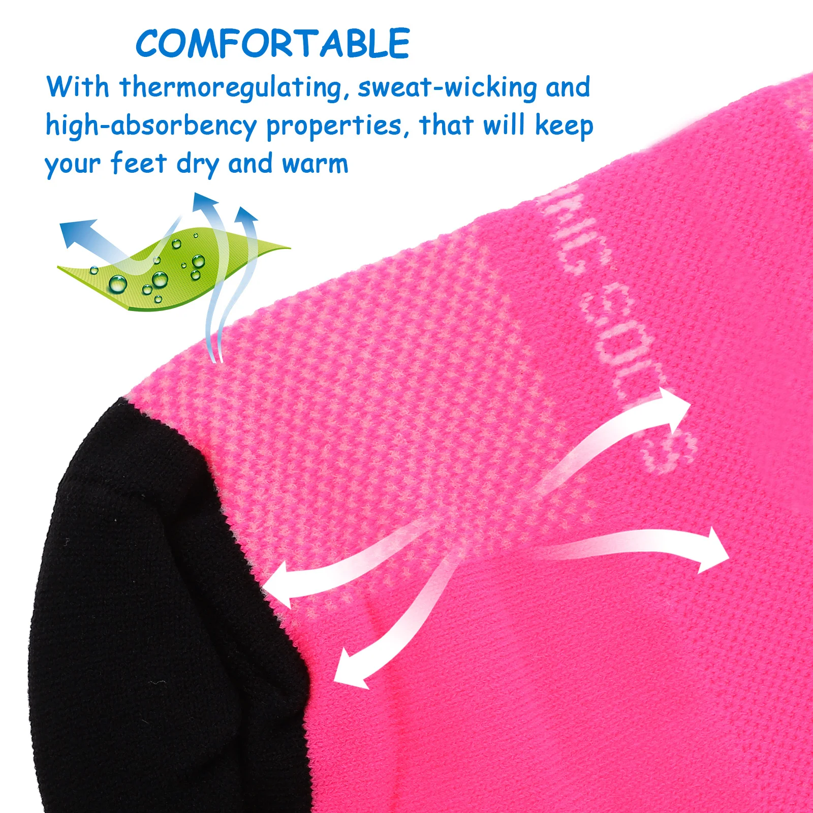 زوج واحد من الجوارب الرياضية القابلة للتنفس بألوان زاهية متوسطة الجورب والجري وركوب الدراجات واللياقة البدنية للرجال للجنسين للتعرق