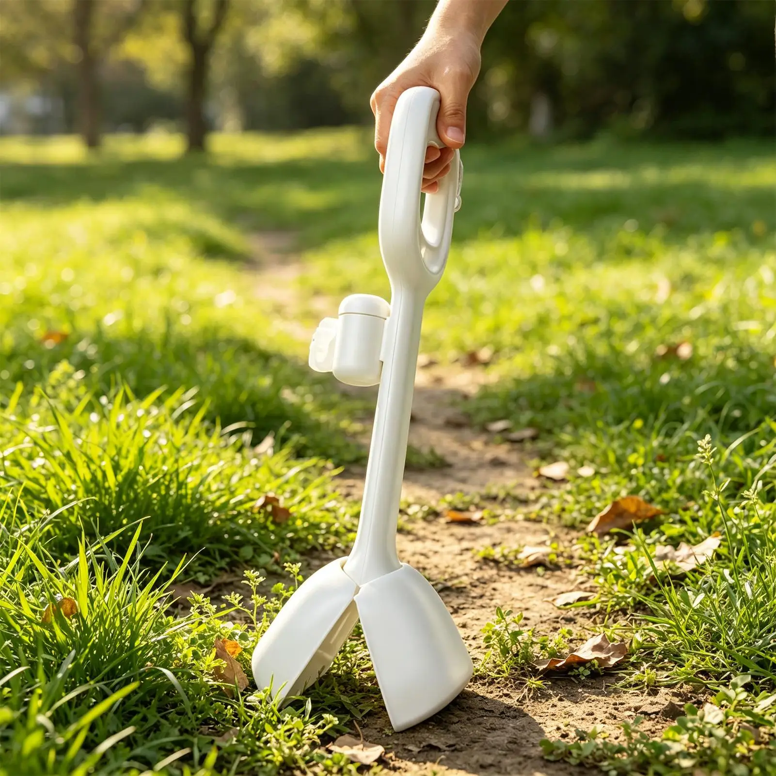 Dog Poop Scoop Non-Slip Portable Litter Picker With Waste Bag Storage Dog Scooper Pooper Waste Upper For Small Medium Large Pet