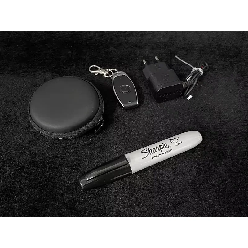 Remote Control Telekinesis Sharpie Cap 2.0 Stage Magic Trick Coin Fall Off The Cap Mentalism Magicians Props Gimmicks Tutorial