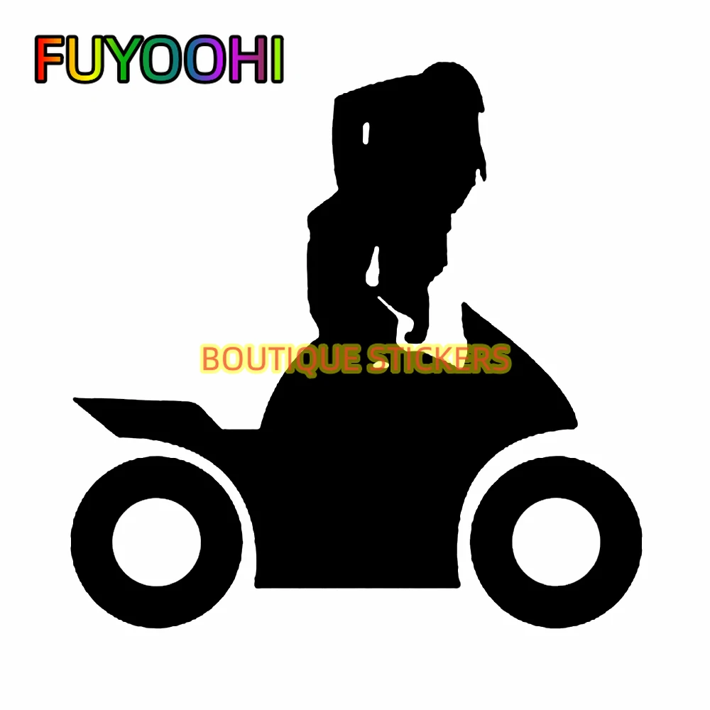 FUYOOHI Fashion Beauty and locomotive Vinyl Car Stickers Car Window Motorcycle Accessories Decals