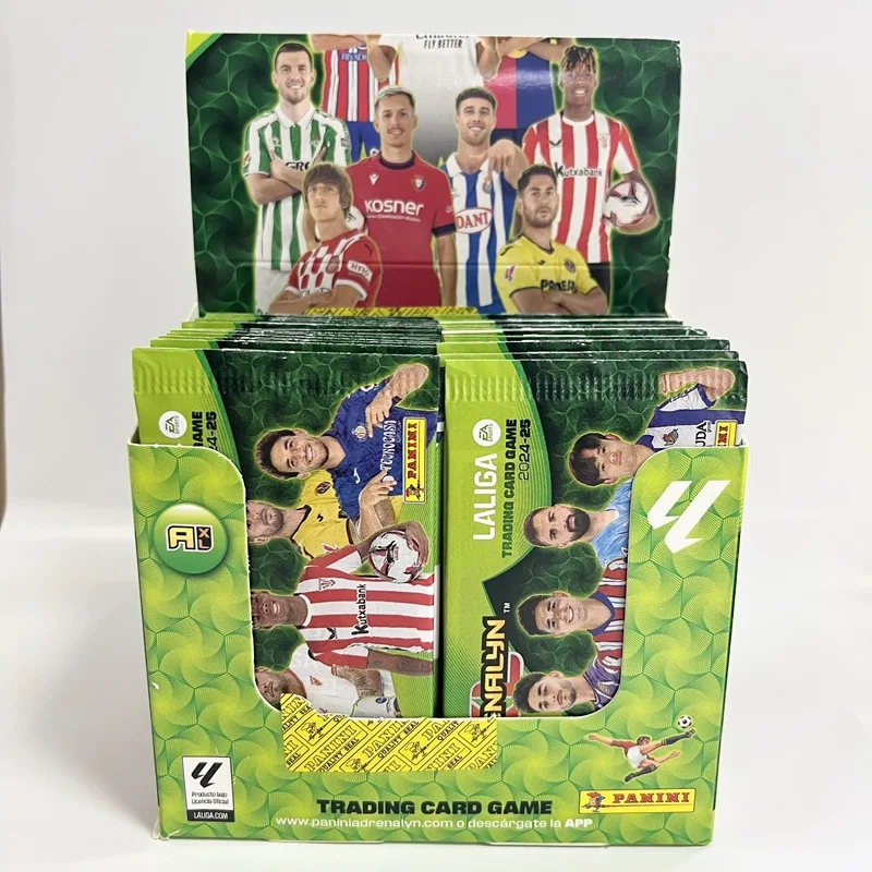 2025 Panini Adrenalyn XL Football Star Card Blind Box per la versione del gioco La Liga raccoglie carte firmate di stelle e loro del calcio