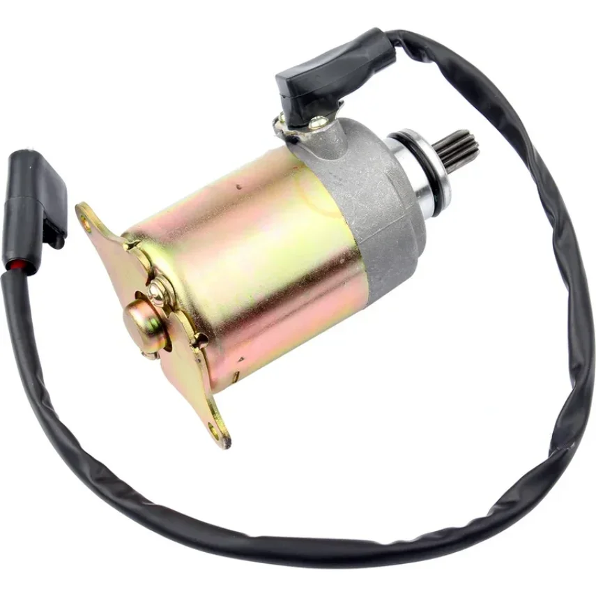 Electric Motor Starter Motor Fit for 150cc and 125cc Chinese GY6 4-stroke engines QMJ152 157 QMI152 157 Moped Go Karts Quad 1pc