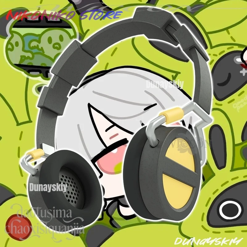 

Anime Game Zenless Zone Zero Cosplay Anby Demara Fashion Y2K Fake Headphones 3D Polylactic Acid Props Accessories 코스프레 Headwear