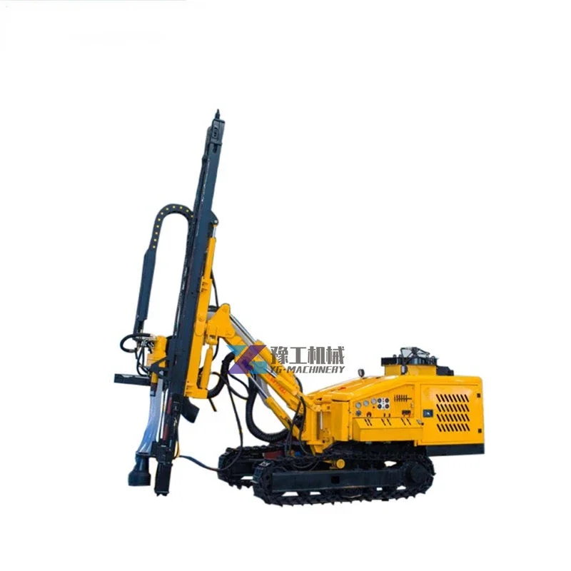 Crawler Portable Diesel Engine Rock Drill Pneumatic Down The Hole Drill Rig Dth Drilling Rigs Equipment