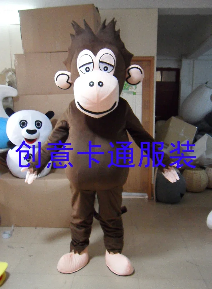 

Strange Monkey Mascot Costumes Cartoon Fancy Dress for Adult Animal Large Orangutan Apparel Halloween Party Outfit